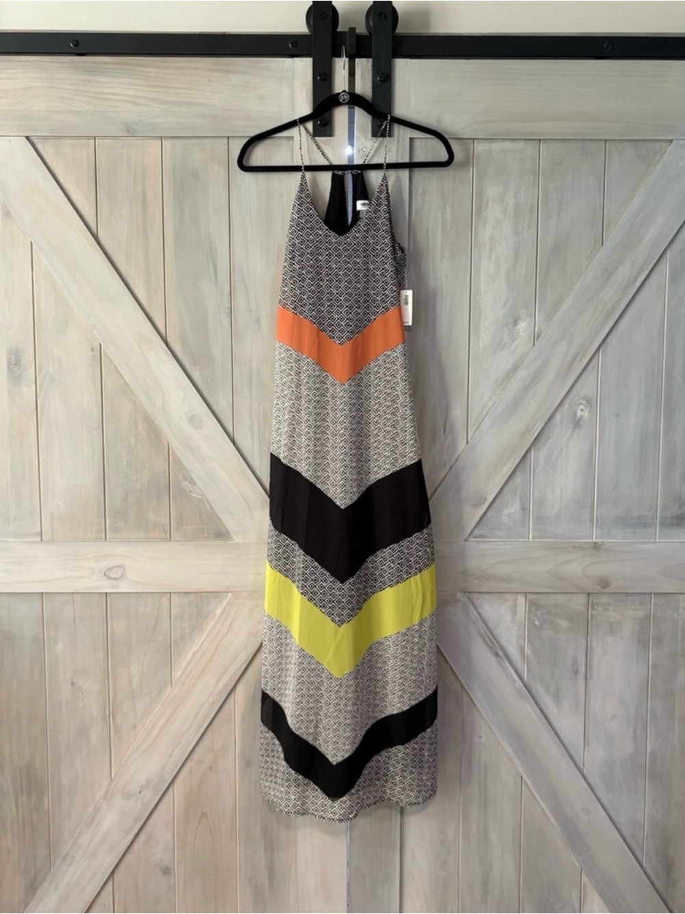 Old Navy Geometric Sleeveless Maxi Dress
